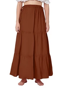 ThePirateDressing Womens Pirate Renaissance Peasant Medieval Boho Elastic Waist - Picture 1 of 1