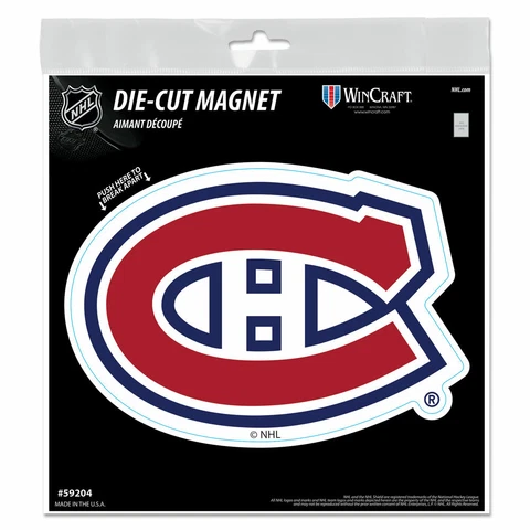 MONTREAL CANADIENS 6"X6" DIE-CUT MAGNET FOR INDOOR OR OUTDOOR USE HIGH QUALITY Cover