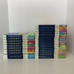 Childcraft Book Set 1989 How Why Where Library 1-15 A-Z Dictionary 8 Annuals - Picture 1 of 9
