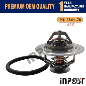 3864178 termostato para Cummins Komatsu PC200-7 PC220-6 6732-61-1620 82°C 6D102 - Imagen 1 de 8