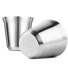80ml Double Wall Stainless Steel Cup Insulation Coffee Cup Capsule Shape Mug ZSY