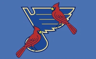 St. Louis Blues/Cardinals-Light Blue-Deluxe Outdoor Flag-3x5-EXCLUSIVE - Image 1 of 2
