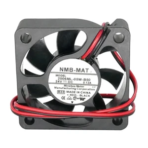 Große Luftmenge leise Kühlgebläse 2006ML-05W-B50 24V 0,12A 50*50*15mm - Afbeelding 1 van 3