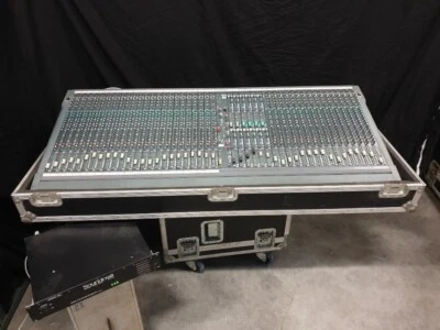 Soundcraft SM12 40 Channel Console In Flightcase with PSU - Image 1 of 4