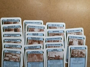 CARTES MORAL I +RAVITAILLEMENT IEN FRANCAIS TIDE OF IRON/L'AUBE D'ACIER M30 - Imagen 1 de 1