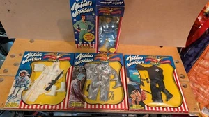 Action Jackson 1971 Mego in NIB with 3 Different Adventure sets 1105 1107 1111 - Picture 1 of 7