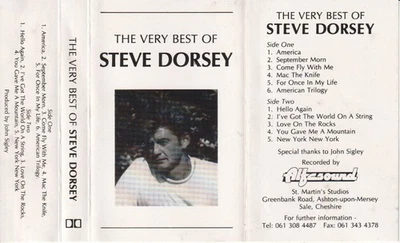 Steve Dorsey Very Best of cassette UK Self Release cassette - Image 1 of 2