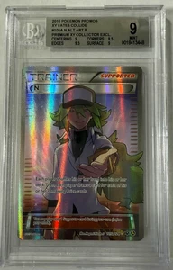 N (Supporter) 105A/124 Alternate Art Holo Fates Collide POKEMON BGS 9 - Picture 1 of 2
