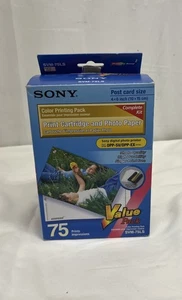 Sony SVM-75LS Print Cartridges & Photo Paper Value Pack 75 Prints Open Box - Picture 1 of 11
