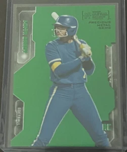 2024 UD Metal Universe Maya Brady #22 Rookie Precious Metal Gems Green PMG 04/10 - Bild 1 von 2