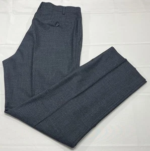 Santorelli Mens New Romeo Luxury 100% Wool Dress Pants Gray Italy 40 (Fit 38x34) - Picture 1 of 11