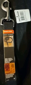 Harley-Davidson Handsfree H-D LOGO Nylon Web Leash w/ Adjustable Belt - Black - Picture 1 of 7