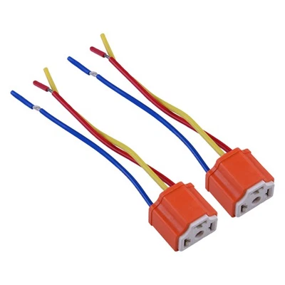 2Stück H4 9003 HB2 Weibliche Pigtail Scheinwerfer Stecker Adapter Sockel - Image 1 of 4