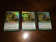 MTG Magic Foil Farseek x3 Ravnica: City of Guilds (1 MP, 2 NM)