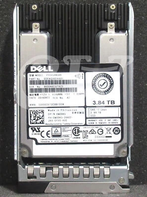 SDFAG00DAA01 Dell 3.84TB SSD SAS 12G SFF Hard Drive - Image 1 of 2