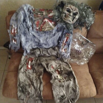  ZOMBIE Disfraz Adolescente Muerto Caminando Cementerio Sangre Halloween Talla Junior Foto 1 de 4