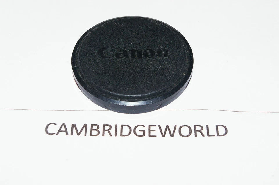 Canon 50mm Front Lens Cap ORIGINAL GENUINE CANON BRAND Slip On   - Image 1 of 1
