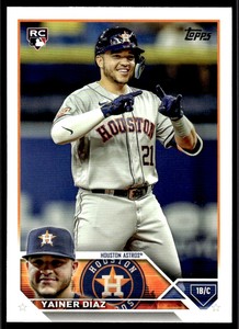 Yainer Díaz 2023 Topps Series 2 E76 RC #635 Houston Astros