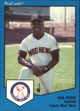 1989 Toledo Mud Hens ProCards #765 Rob Richie
