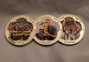 Pele Silbermünze 3 WM-Siege signiert Legende Messi Mbappe FIFA CLUB 2025 alt - Bild 1 von 24