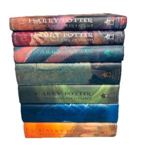 Harry Potter Complete Hardcover Set Books 1-7 First American Edition Rowling -VG - Picture 1 of 11
