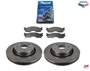 SET 2 FRONT BRAKE DISCS 380mm + PADS for DODGE RAM1500 SRT-10 8.3L V10 2004 - Picture 1 of 2