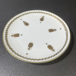 Limoges Gold Napoleon Bee Hand Painted Dessert Bread & Butter Plate 7” France - Picture 1 of 5