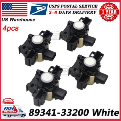4PCS NEW PDC Bumper Parking Aid Sensor Radar 89341-33200 For ES350 ES300h CT200h - Image 1 of 4