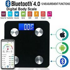 Wireless Digital Smart Bathroom Body Fat Scale Bluetooth BMI Body Weight Scale