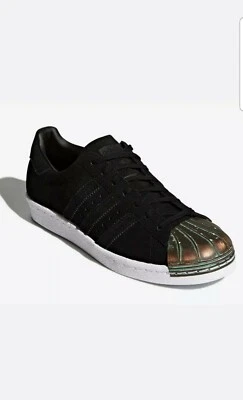 ADIDAS ORIGINALS SUPERSTAR 80s METALLIC TOES BLACK SIZE 7 NEW CQ3106 - Image 1 of 4