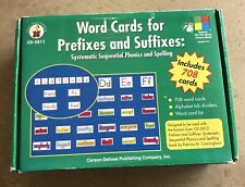 Carson Dellosa Word Cards for Prefixes & Suffixes 708 cards Phonics new in box