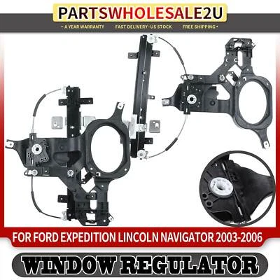 2x Regulador de ventana eléctrica trasera para Ford Expedition Lincoln Navigator 2003-2006 Foto 1 de 4
