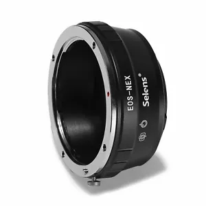 Anello adattatore attacco EOS-NEX per obiettivo Canon EOS a Sony NEX E A5100 A6000 7R 5T C3 - Foto 1 di 7