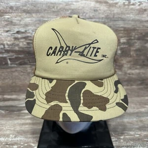 Carry Lite Hunting Decoy Camo Vintage Hat Mesh Snapback OSFA - Picture 1 of 8
