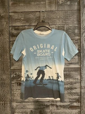 H&M Original Skateboard T Shirt Boys Size 10-12 Excellent Condition  - Image 1 of 4