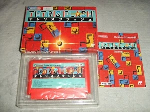 TETRIS FLASH With Box Nintendo Family computer FC NES 62 - Picture 1 of 12