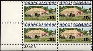 US Stamp Scott # 1505 Plate Block Mint NH - 10 Cents Chautauqua Rural America - Picture 1 of 1