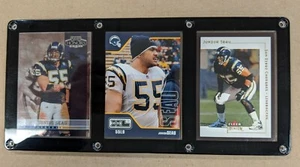 JUNIOR SEAU 3 CARD PLAQUE SAN DIEGO CHARGERS - Picture 1 of 1