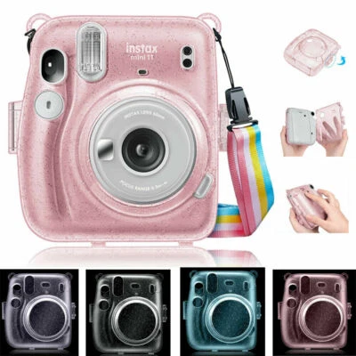 Funda rígida transparente cristalina para cámara fotográfica instantánea Fujifilm Instax Mini 11 cubierta Foto 1 de 4