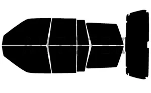 PreCut All Sides Window Film Any Tint Shade For Jeep Grand Cherokee 1996-1998 - Bild 1 von 10