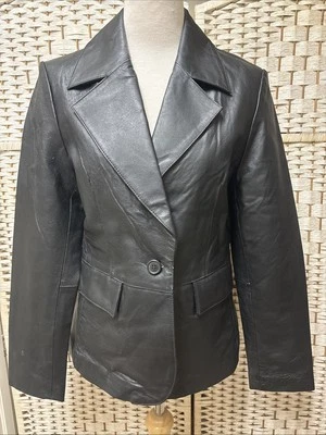 Excelled Collection Women's Black Leather Jacket - Size S New - Image 1 of 4