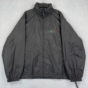 VTG Greg Norman Jacket Full Zip Windbreaker with Packable Hood Men’s - Large - Picture 1 of 6