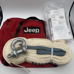 Jeep Wrangler JK JL WARN Cabrestante Remolque Recuperación Correa Grillete Kit de Emergencia Bolsa - Imagen 1 de 8