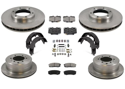 For 1993-97 Landcruiser LX450 Frt & Rr Rotors & Disc Brake Pads Parking Bk Shoes - Image 1 of 4