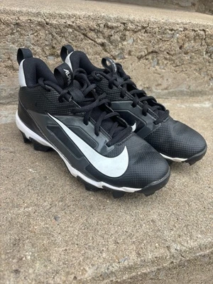 Nike Alpha Menace 4 Shark Black Football Cleats Youth Size 4.5 FQ4012-001 - Image 1 of 4