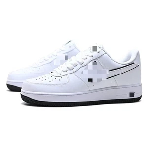 Zapatillas Hombre Mujer Unisex Outline Swoosh Blanco Sneakers EU 36-45 - Imagen 1 de 6