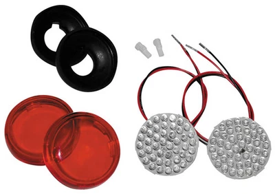 Namz Rear Red LED Turn Signals Motorcycle Street Bike NITS-R02 2020-1279 - Image 1 of 4