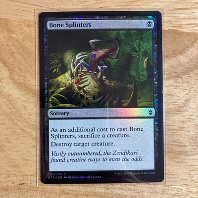 Bone Splinters Battle for Zendikar Foil 105/274 - Image 1 of 2