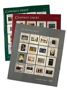 Contact Sheet The Light Work 107, 117, 122 2000, ‘02, ‘03 30th Anniversary Ed. - Picture 1 of 13