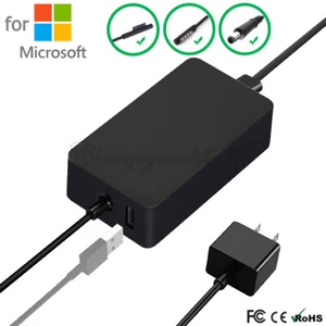 Surface Pro Charger Adapter For Microsoft Surface Pro 9 8 X 7 6 5 4 3 2 1 Laptop - Picture 1 of 33